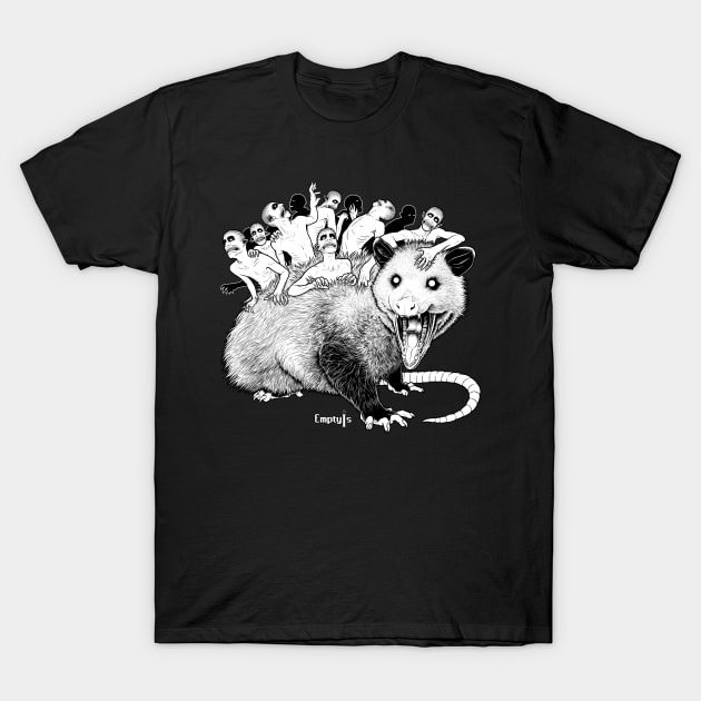 Opossum T-Shirt by EmptyIs